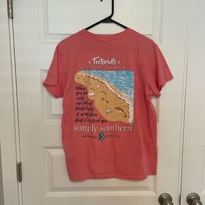 Simply Southern Coral Beach Graphic Tee